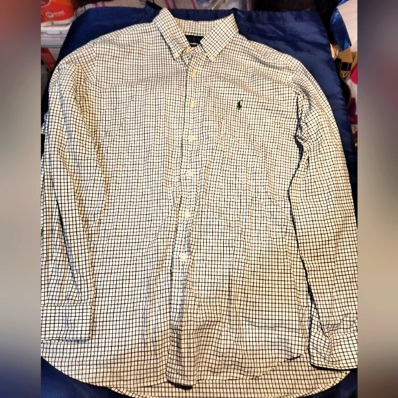 Polo Ralph Lauren Other - Polo Ralph Lauren Black and White Grid Shirt